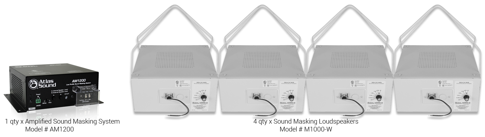  Amplified Sound Masking System & Sound Masking Loudspeaker